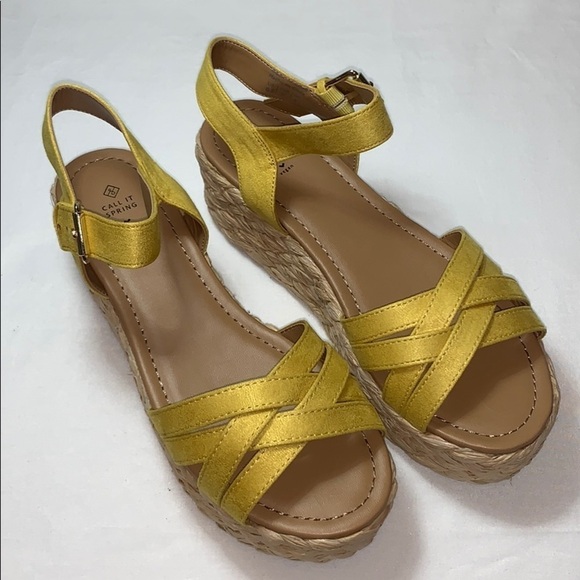 LAST ONE AVAILABLE!! New Women's Ankle Strap Platform Wedge Sandals Size 8.5 - Picture 4 of 13